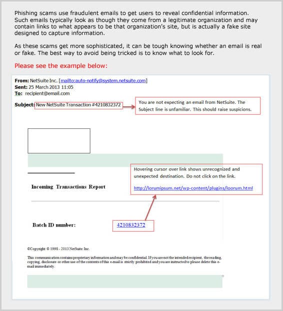 Phishing Scams